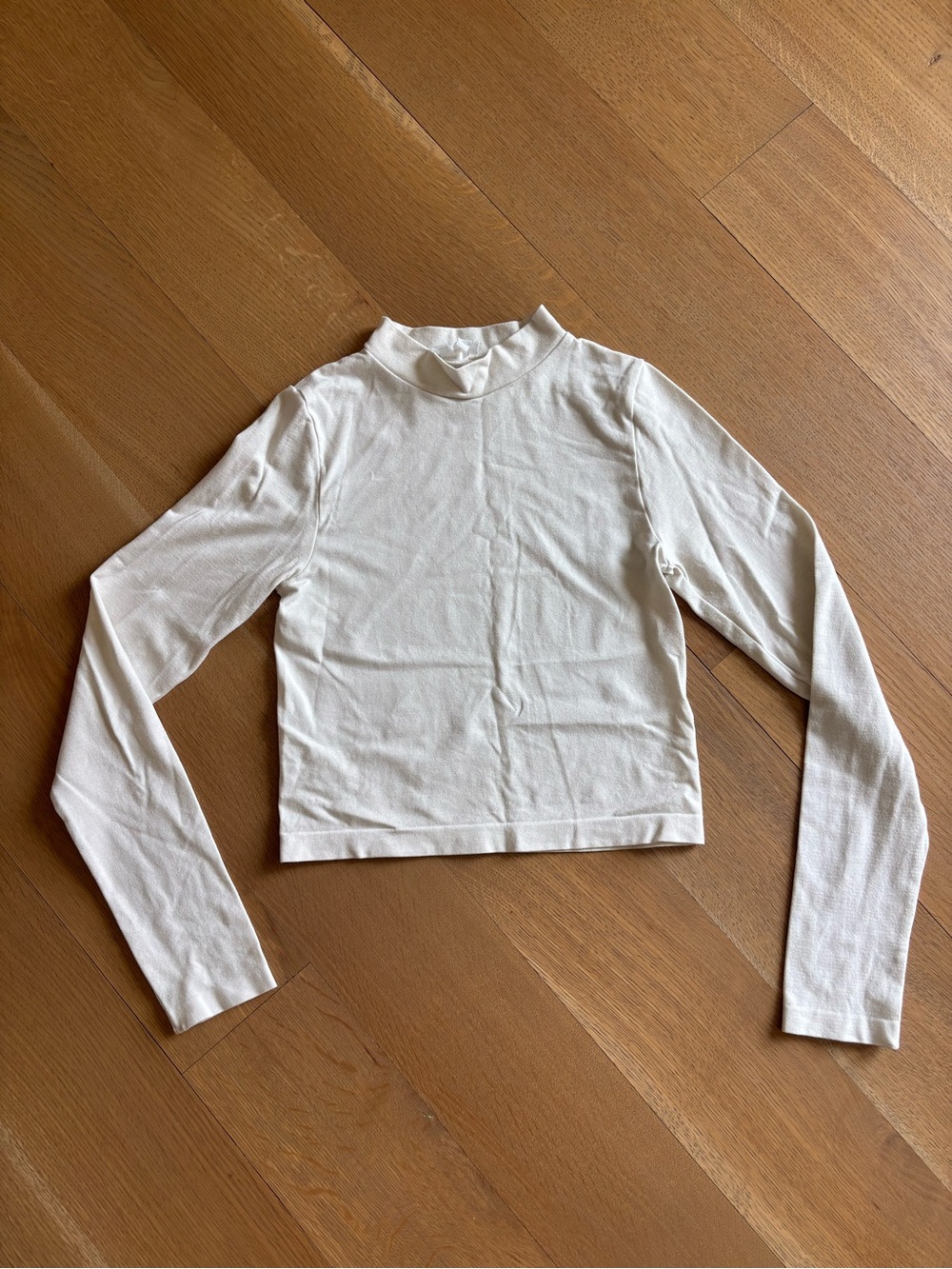 Women's Altar’d State Mock Neck Long Sleeve Crop Top